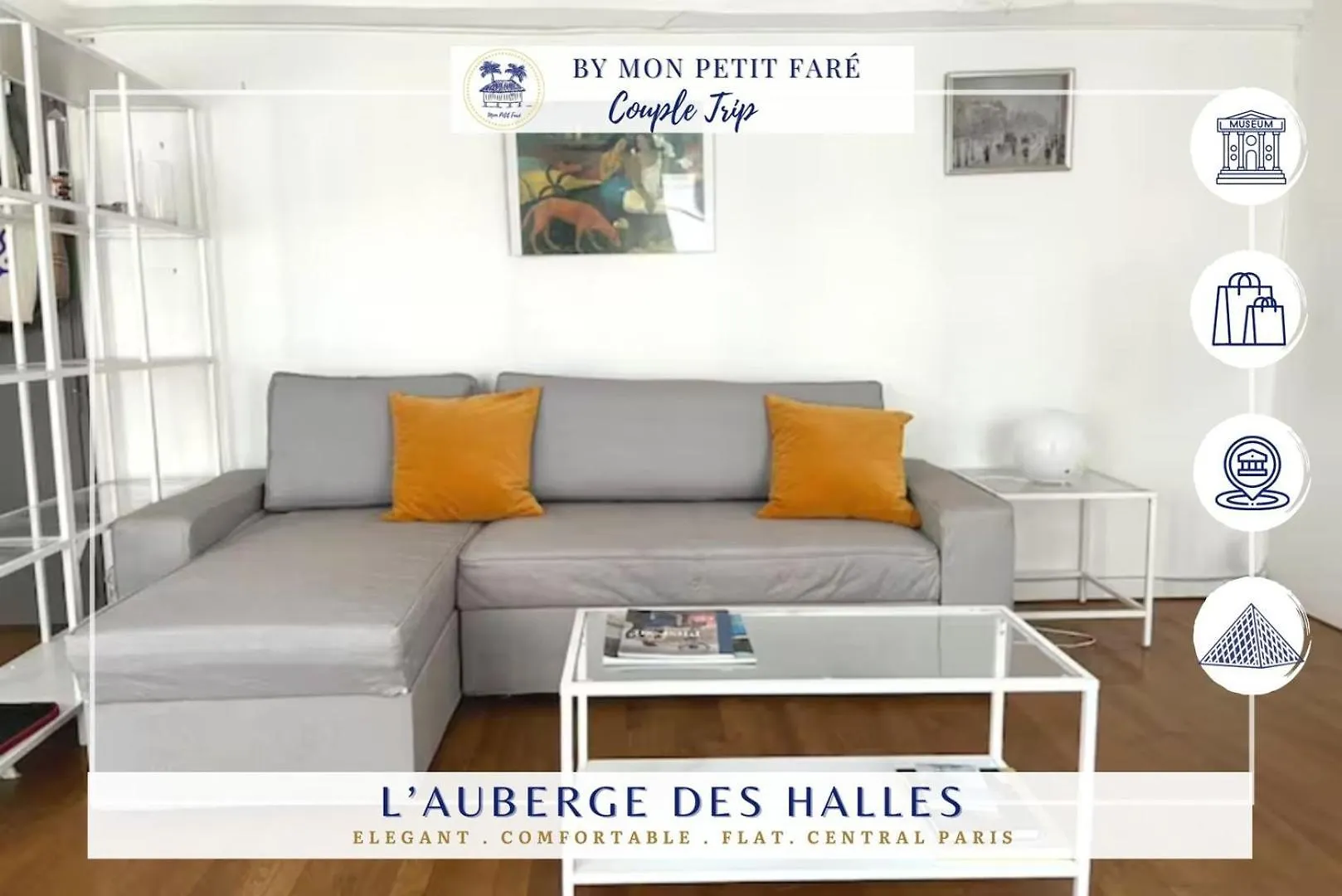 L'auberge Des Halles- Epure & Confortable Apartment *